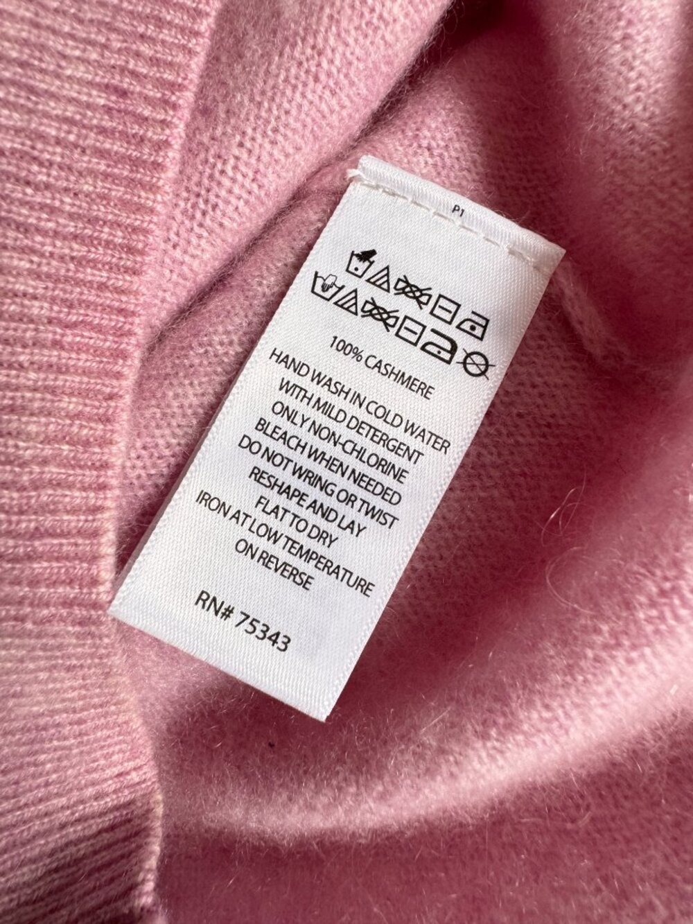 Tahari Luxury 100% 2-Ply Cashmere Sweater - Picture 7 of 7